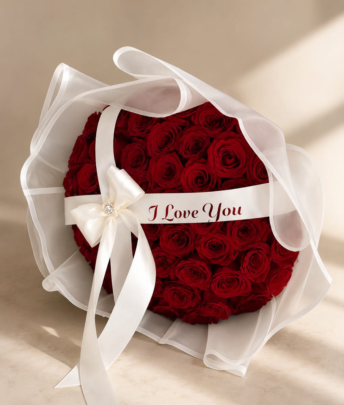 Romantic flower gift bouquet delivered in Fes